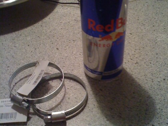 Am WE kommt die Red Bull Dose über mein ESD (bissle verschönern)xD