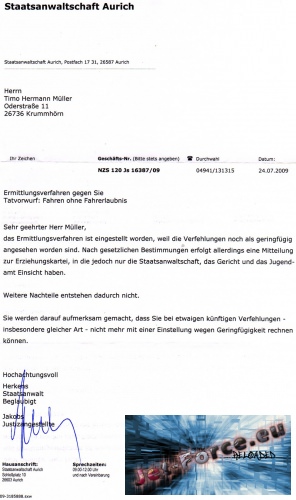es wurde fahllen gelassen ich freu mich