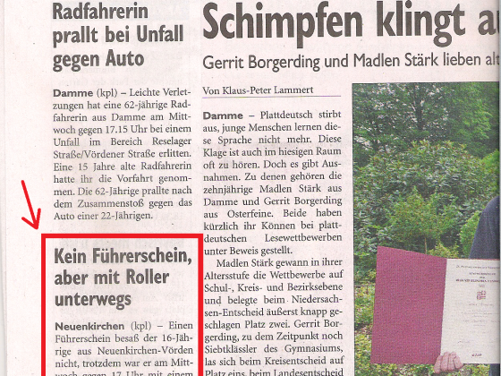 Schätzt mal wie schnell er war :D