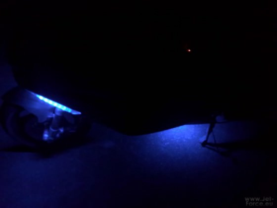 LED Einbau und wies fertig aussieht