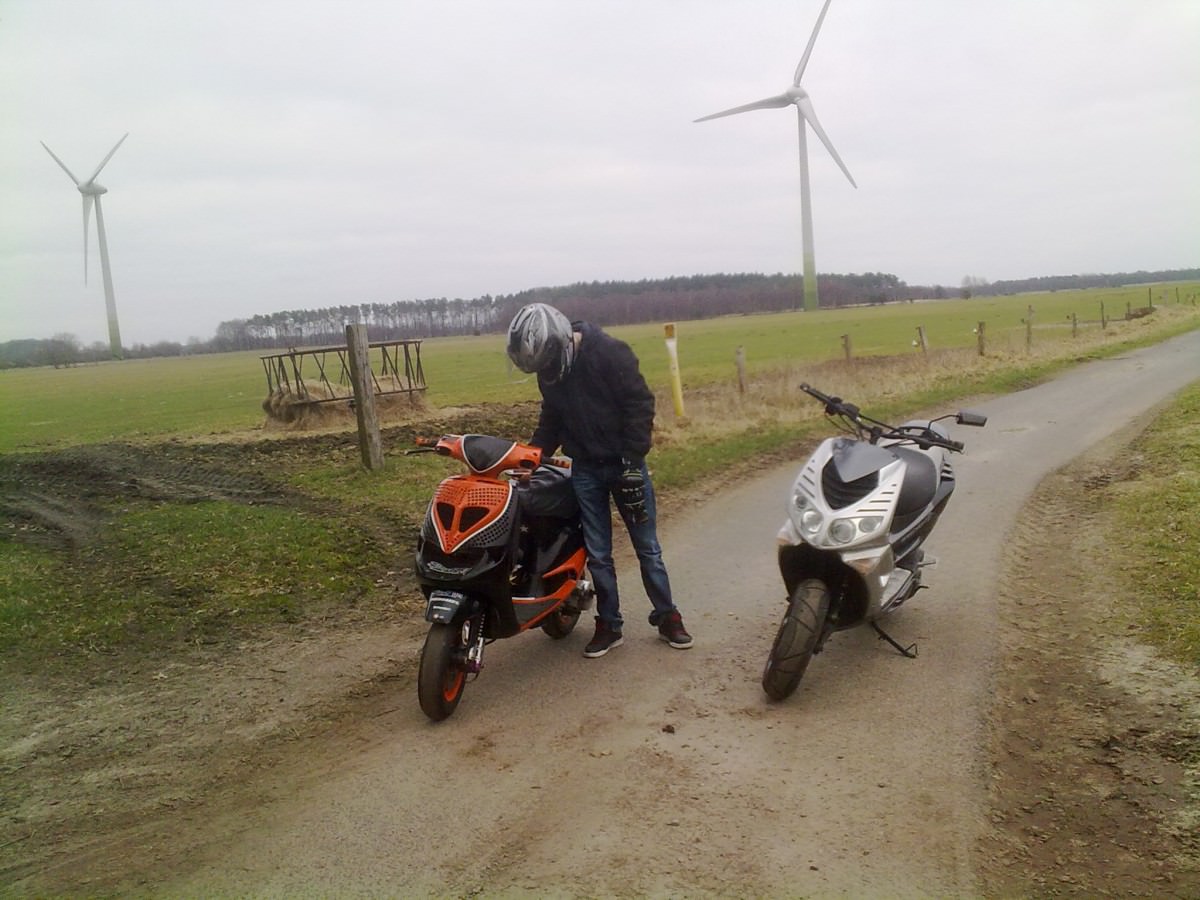 ne kleine tour mitten rennroller :)