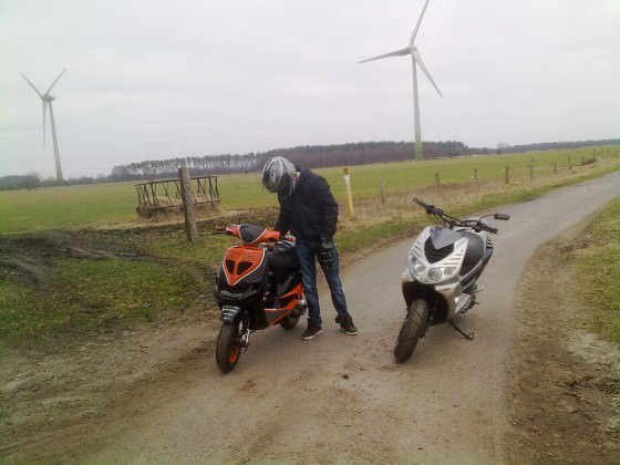 ne kleine tour mitten rennroller :)