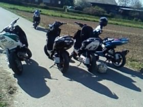 scooter weekend with friends