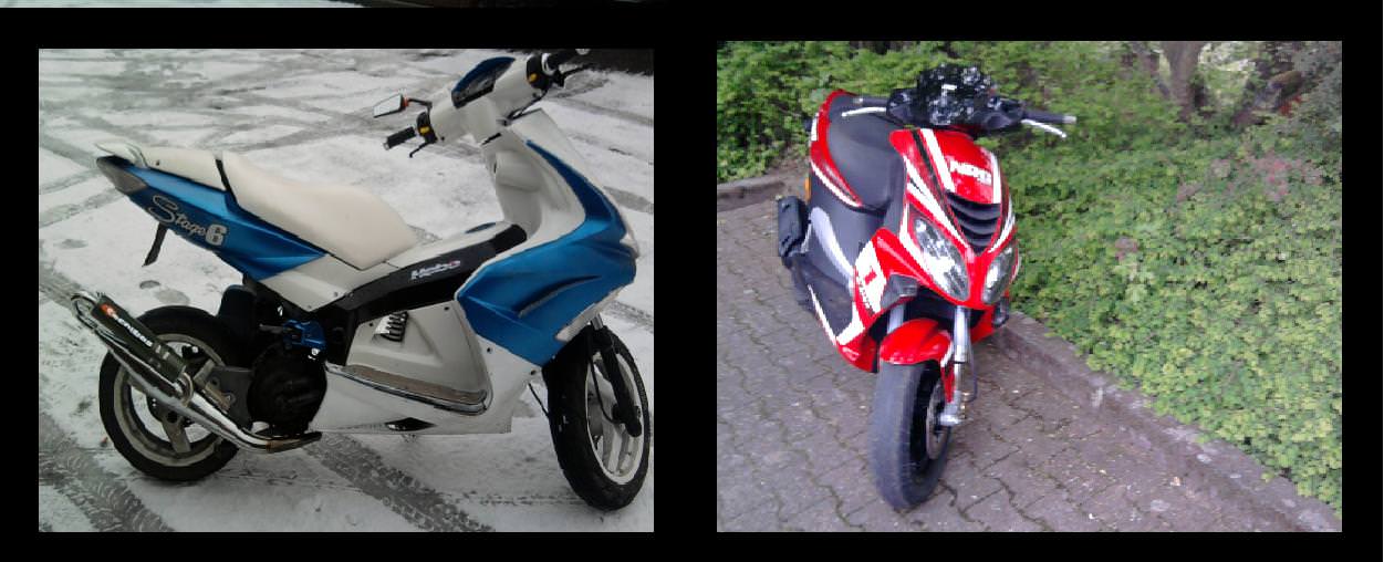 alter und neue roller