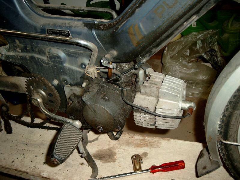 Die Puch Maxi hatte ich zum wiederherrichten da und hab sie anschließend verkauft