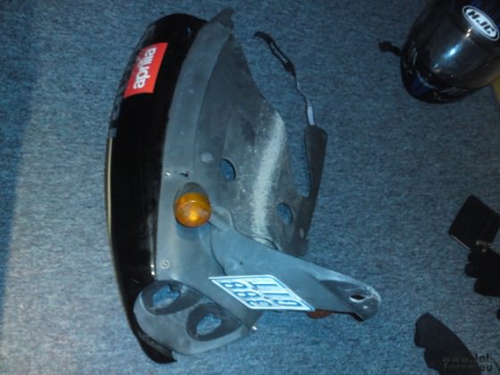 altes heck vom unfall