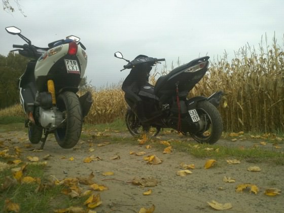 ;) mit kumpel unterwegs