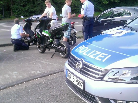 Angehalten worden yes ! :D