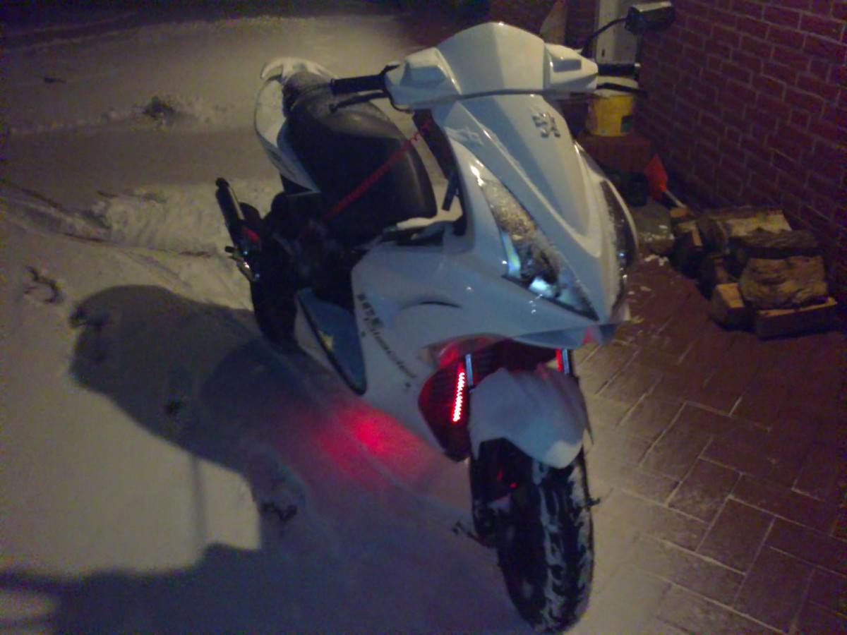 Der erste Schnee für meinen Jet...