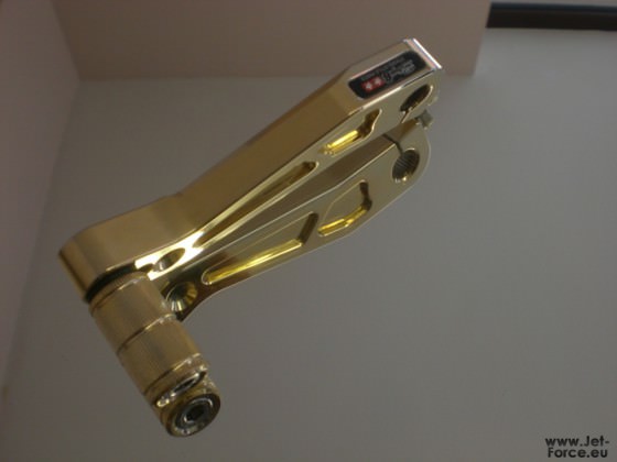 Bremshebel + Kickstarter 24Karat vergoldet
