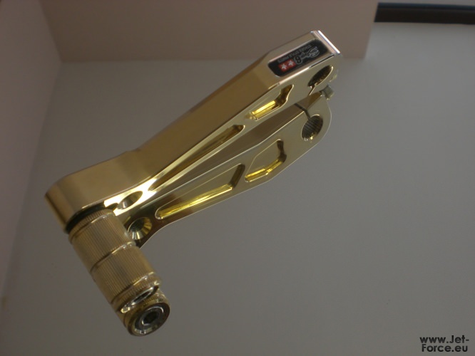 Bremshebel + Kickstarter 24Karat vergoldet