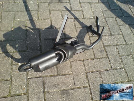 Auspuff komplett SchwarzZ LackeD ;)