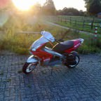 Paa Aufkleber ab und mit Kill switch + Seitenständer