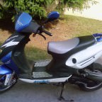 Mein alter 4 Takt Speedfight Nachbau 80cc   Power Scoot 4T