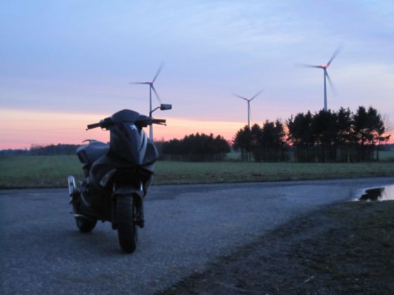 Im Windpark :)