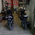 mit meinem cousin schrauben :-P