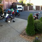 Kleiner Roller (und Mofa) treff bei mir im Hof :D:D