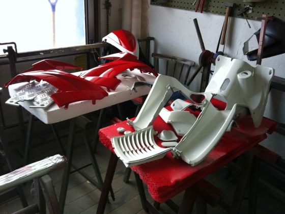 so paar teile gelackt ;D