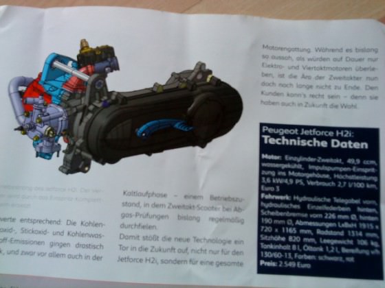Technische Daten vom H2i