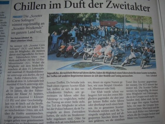 Solinger Tageblatt von heute  !