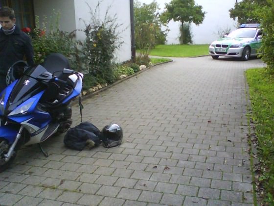 bei meim bro vor der haustür