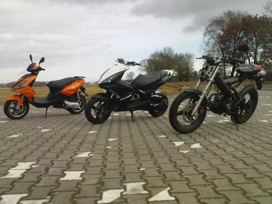Mit Jungs bisschen fahrn.
