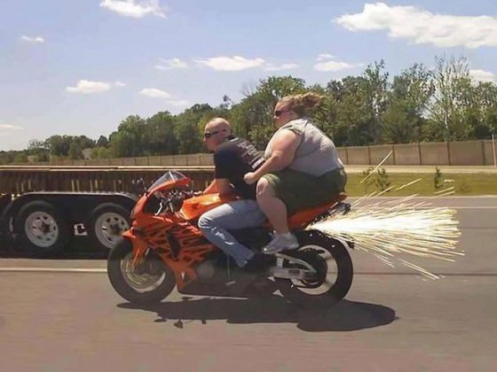 Das arme Bike xD
