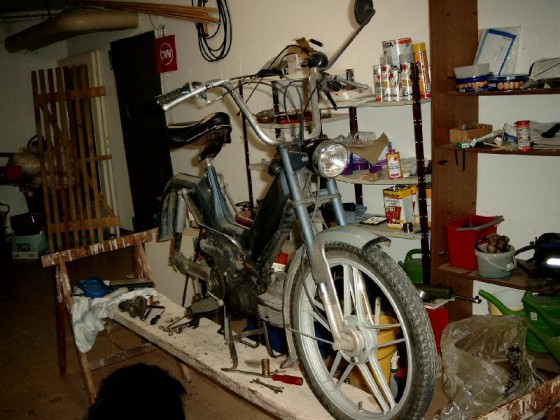 Die Puch Maxi hatte ich zum wiederherrichten da und hab sie anschließend verkauft