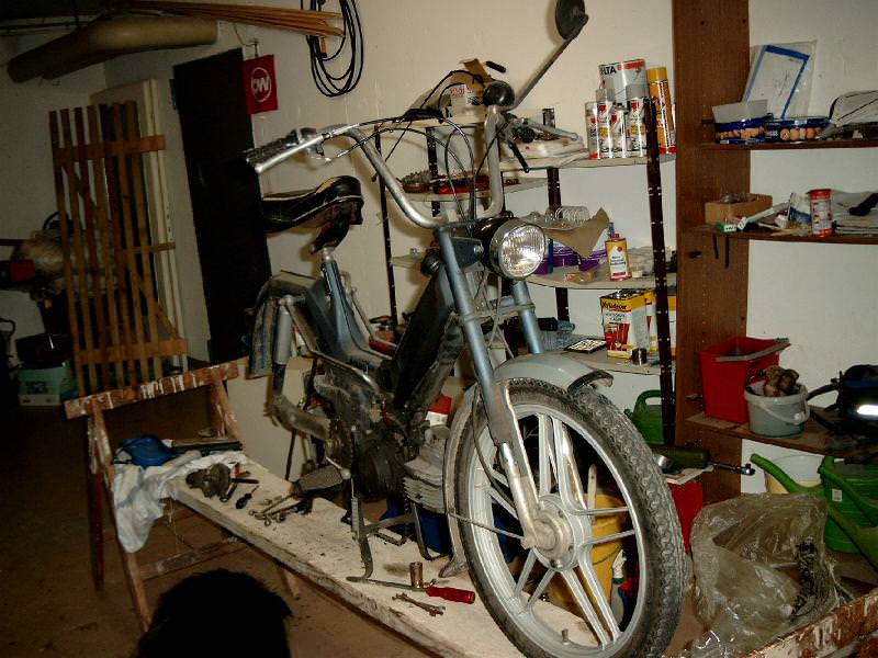 Die Puch Maxi hatte ich zum wiederherrichten da und hab sie anschließend verkauft