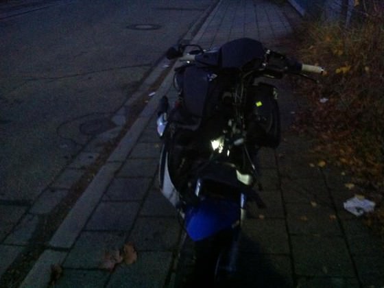 mein roller nach dem klauen