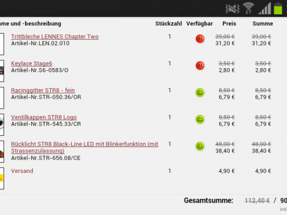 erste Bestellung *-*