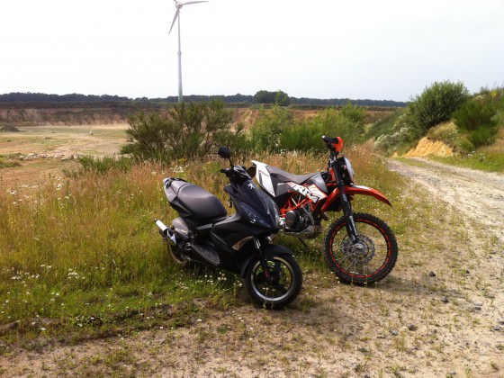 Mein ORI Jet und unsere KTM 690r