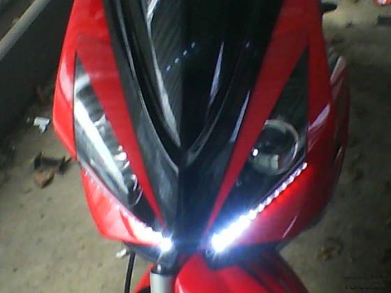 tagfahr led´s  im hellen :D