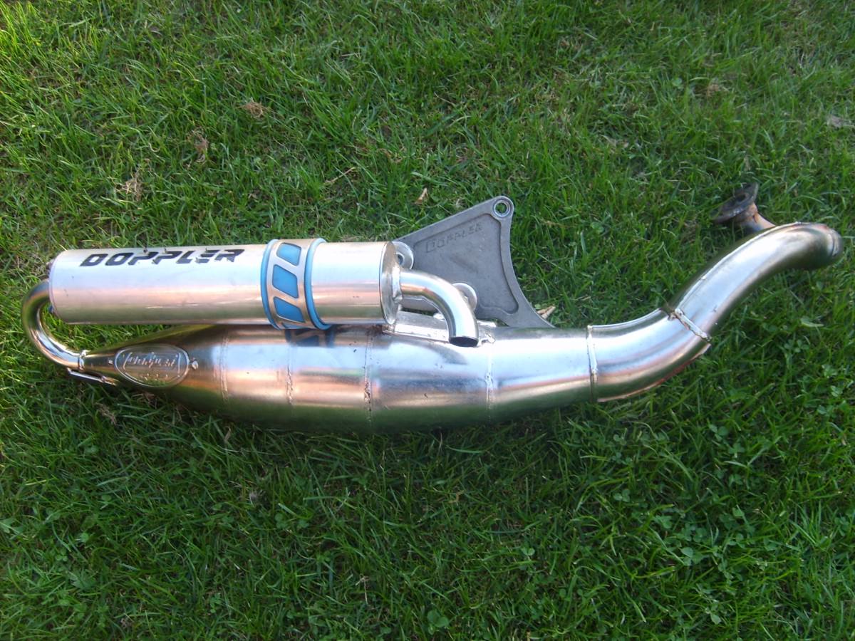 Doppler S3R Sportauspuff in Chrom zu Verkaufen .