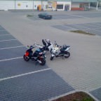 chilligen aufm parkplatz XD