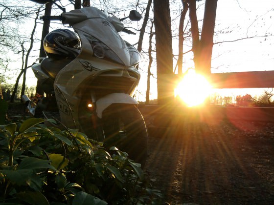 Sonnenuntergang Frühling <3