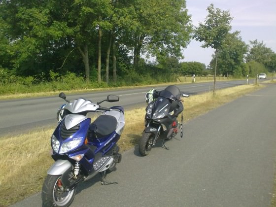 Mit nem Kumpel in Nienburg ;)