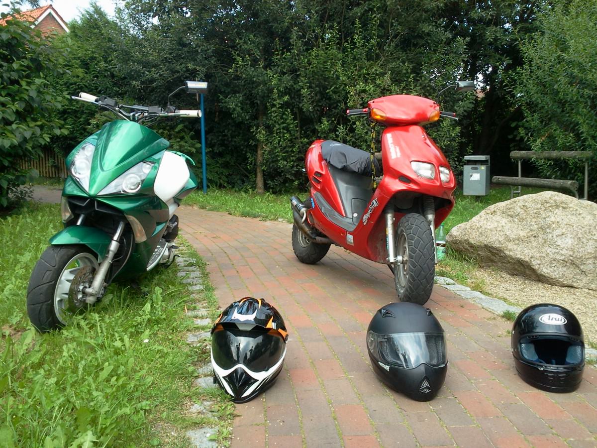 mit Kollegen unterwegs gewesen