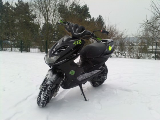 Im Schnee gespielt :D