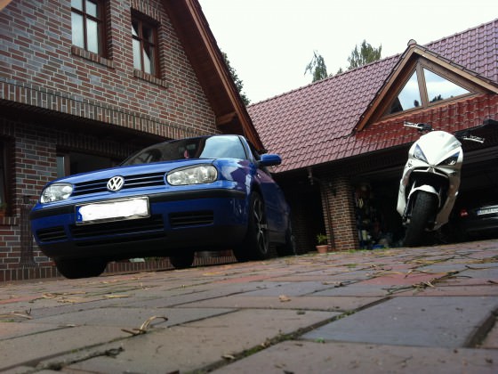 Lenas Auto und Meiner ;)