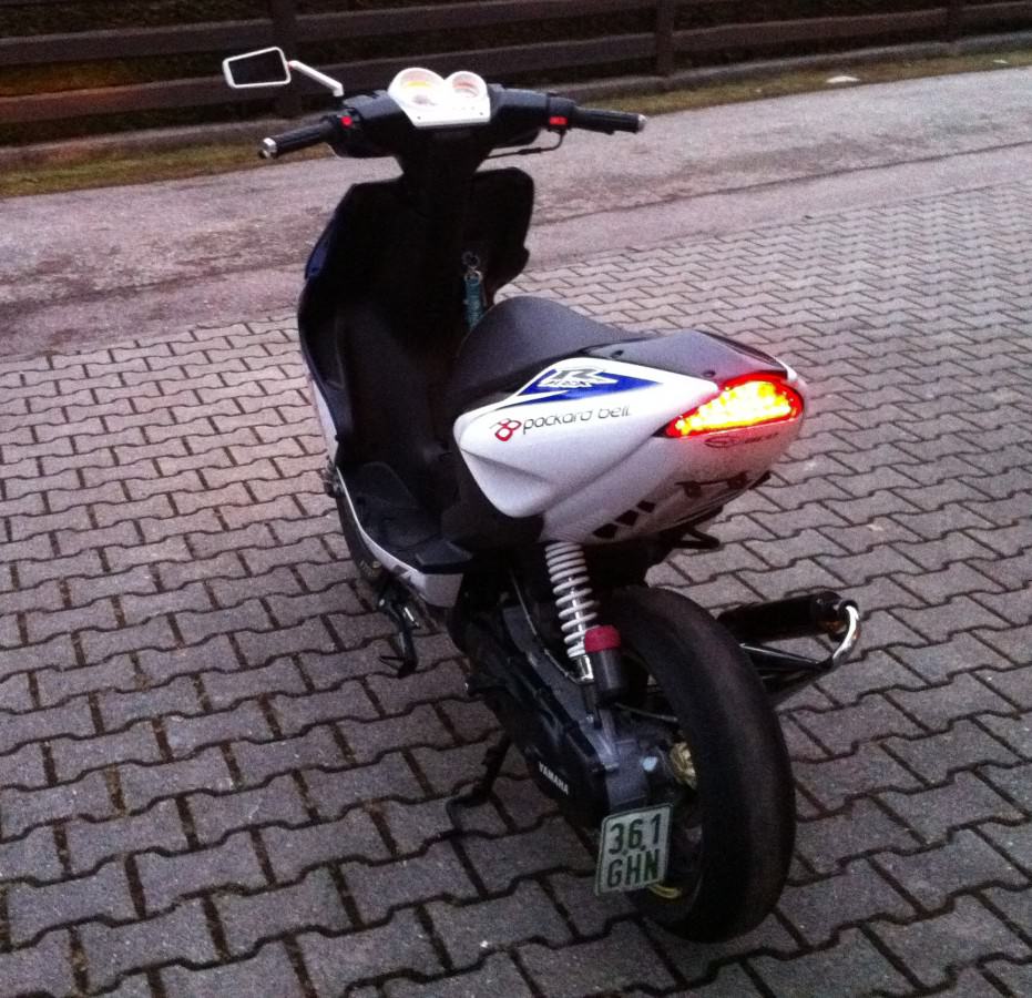 Heute das erste mal wieder Roller aus der Garage geschoben nach 6 Monaten :D