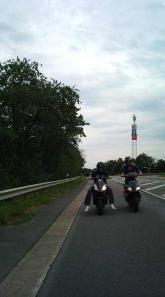 Bisschen Scooter getunt :D:D