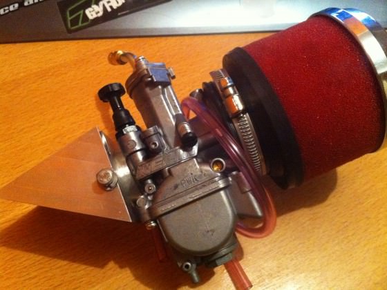 Selfmade Spacer angpasst auf 28 Hebo Keihin :))
