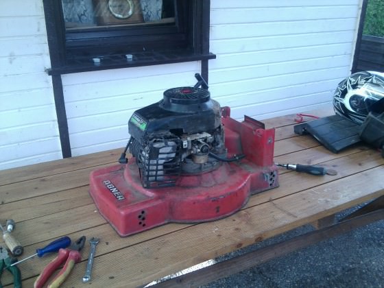 Projekt rasenmäher tuning für opa :D