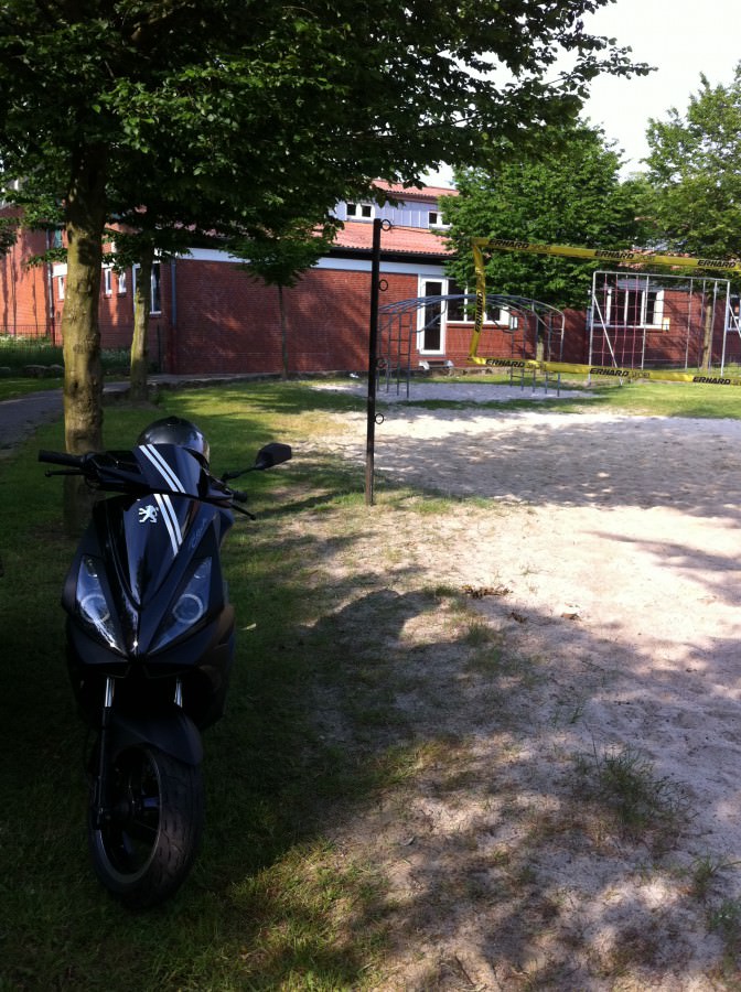 mit kumpel unterwegs