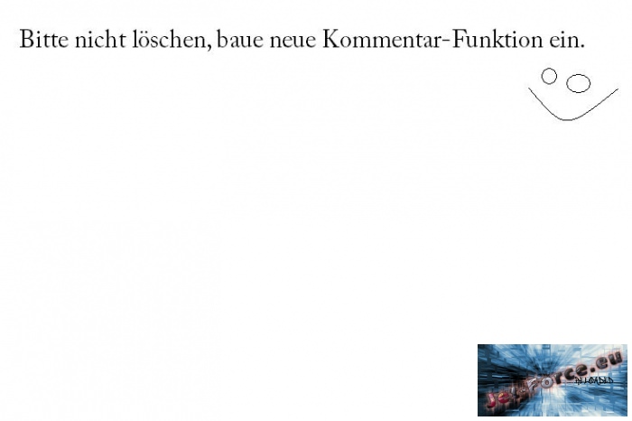 Bitte nicht löschen.