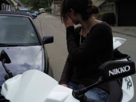 Ne Freundin von mia auf meinem rolla