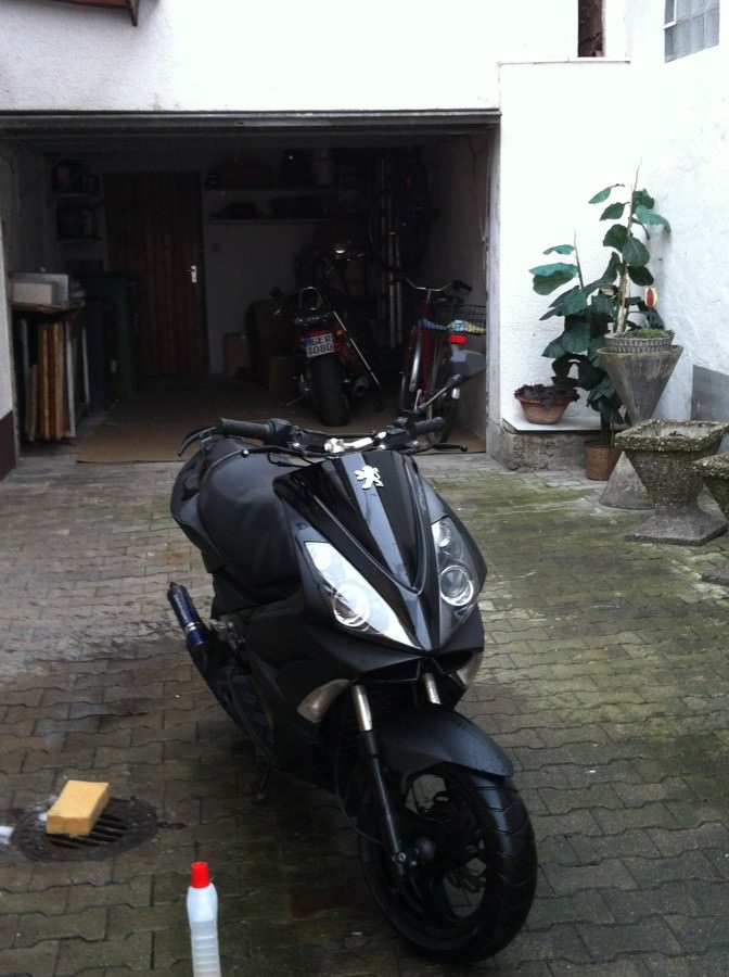 Heute mal Roller gewaschen