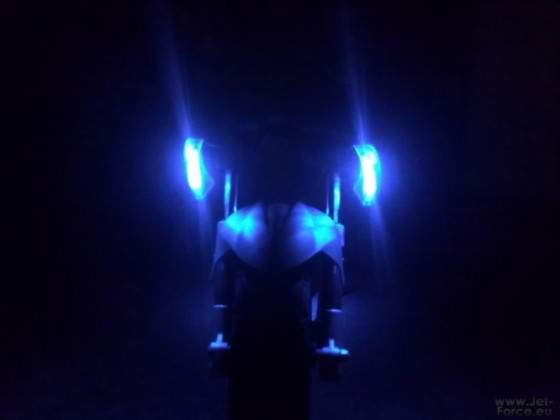 LED Einbau und wies fertig aussieht