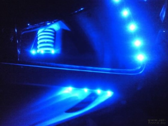 led blau